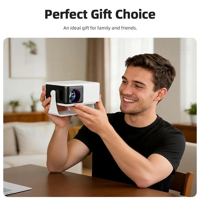AUN Y3 Projector Portable Home Theater MINI Projector Video 3D Smart TV Cinema IPhone Cable Mirror For Full HD 4K Video Via HDMI