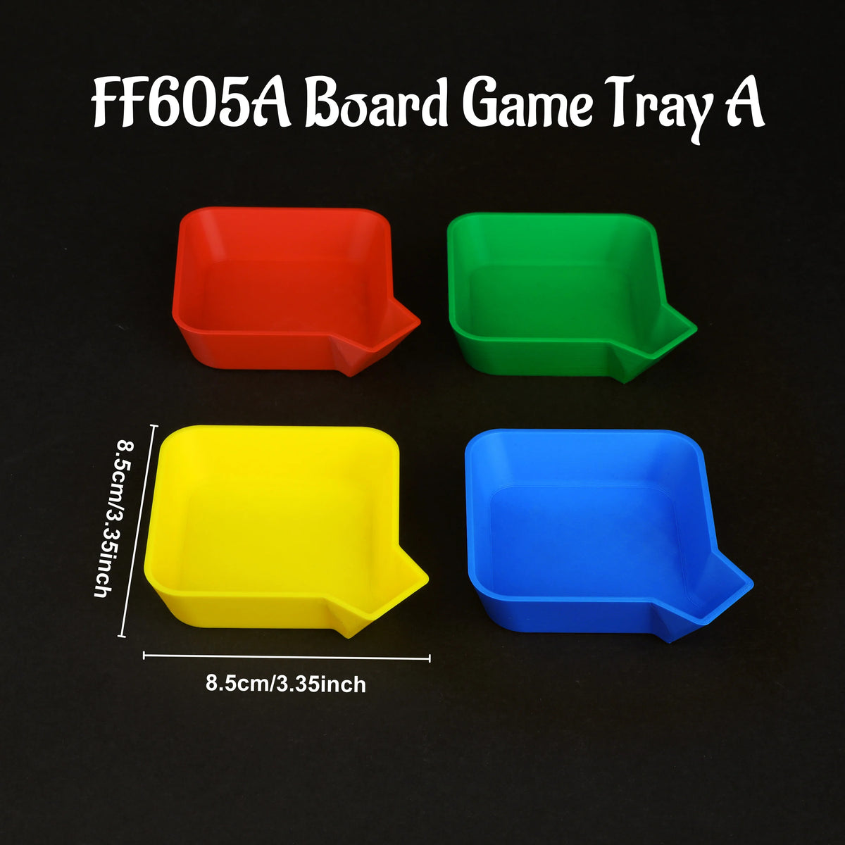 Board-Game Dice Tray, Three Design Options