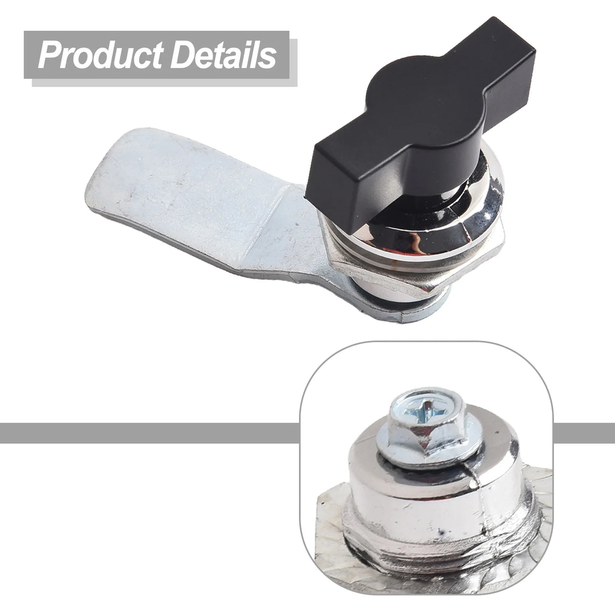 Keyless Cylindrical Cam Lock Cabinet Tongue Lock Distribution Box Door Handle Lock Hardware Accessories