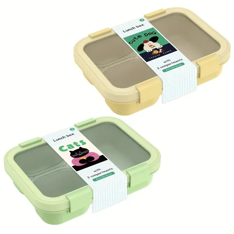 Stackable Bento Lunch Box with Carry Handles