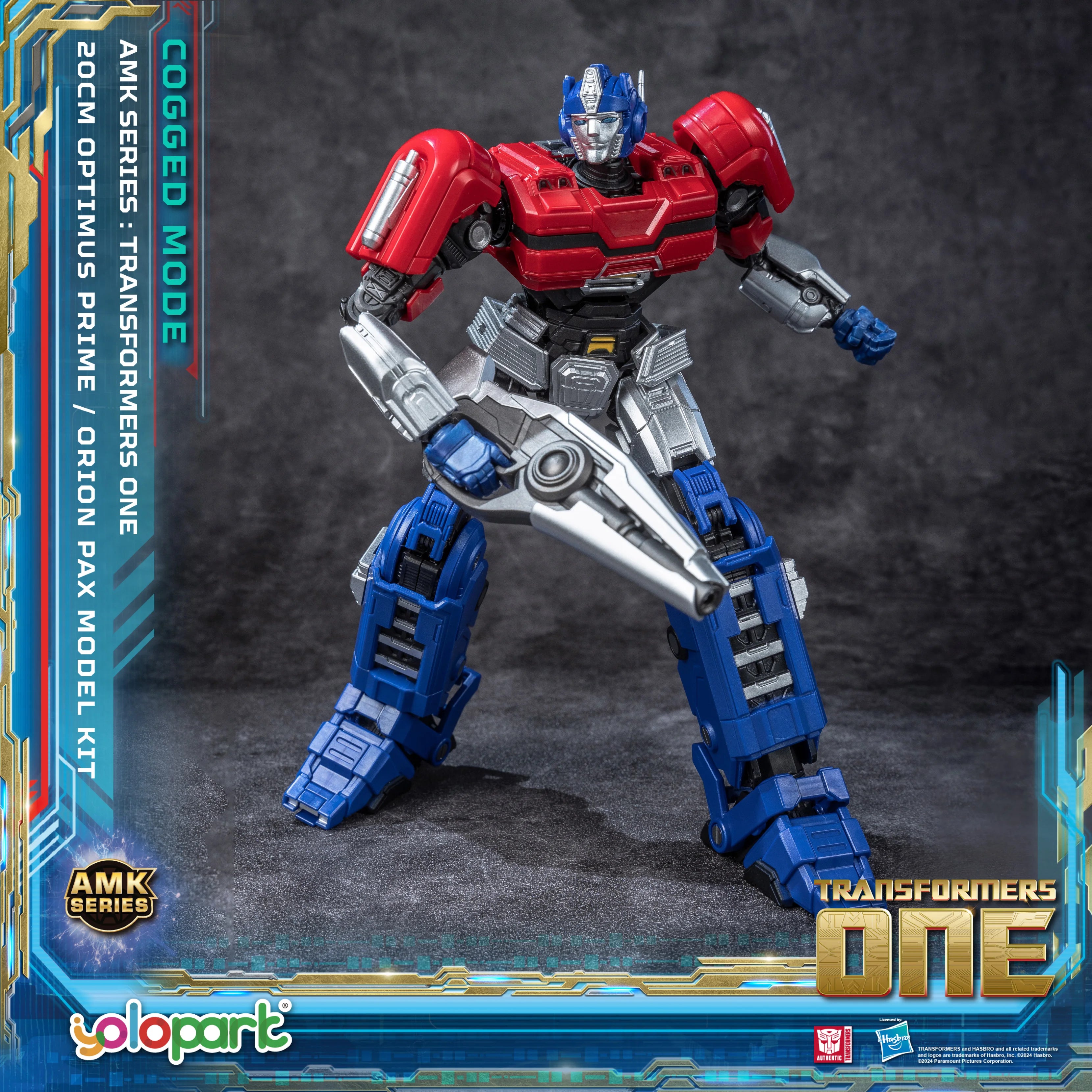 YOLOPARK Transformers figura Optimus Prime u načinu s zupcima