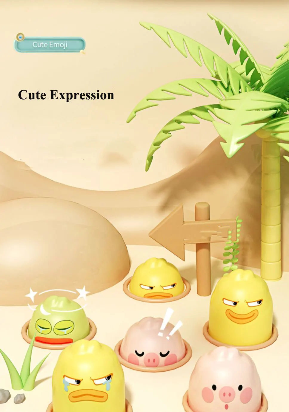 Duck/Frog/Pig Baby Montessori Animal Hammer Toy 🐤 