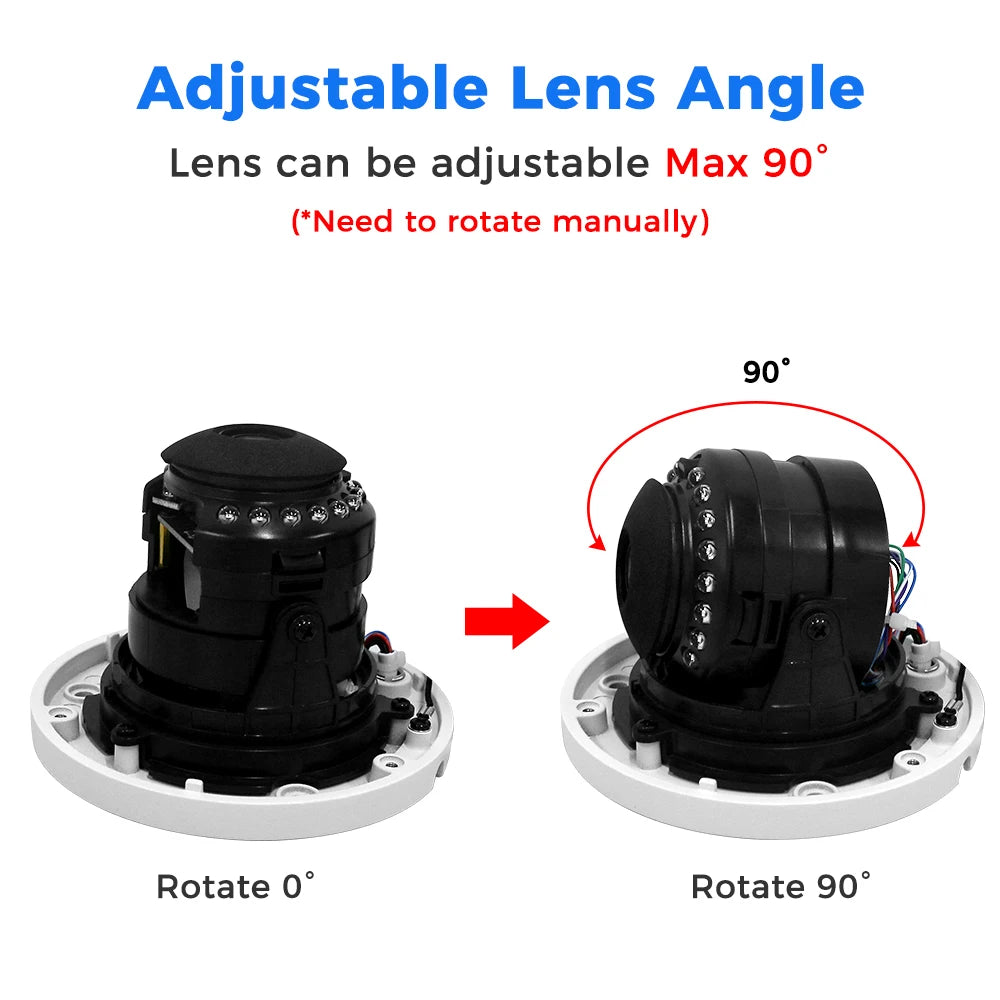 5MP Dome PoE IP Camera with Face Comparison
