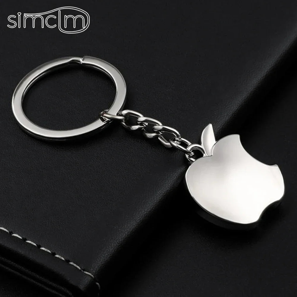 clearance sale Apple Car Keychain Gadgets for Men Dentist Costume Pendant Metal Keychains for Men Gifts Key Ring Trinket