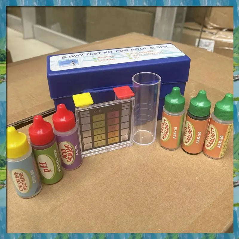 Five-Way Pool and Spa Reagent Test Kit