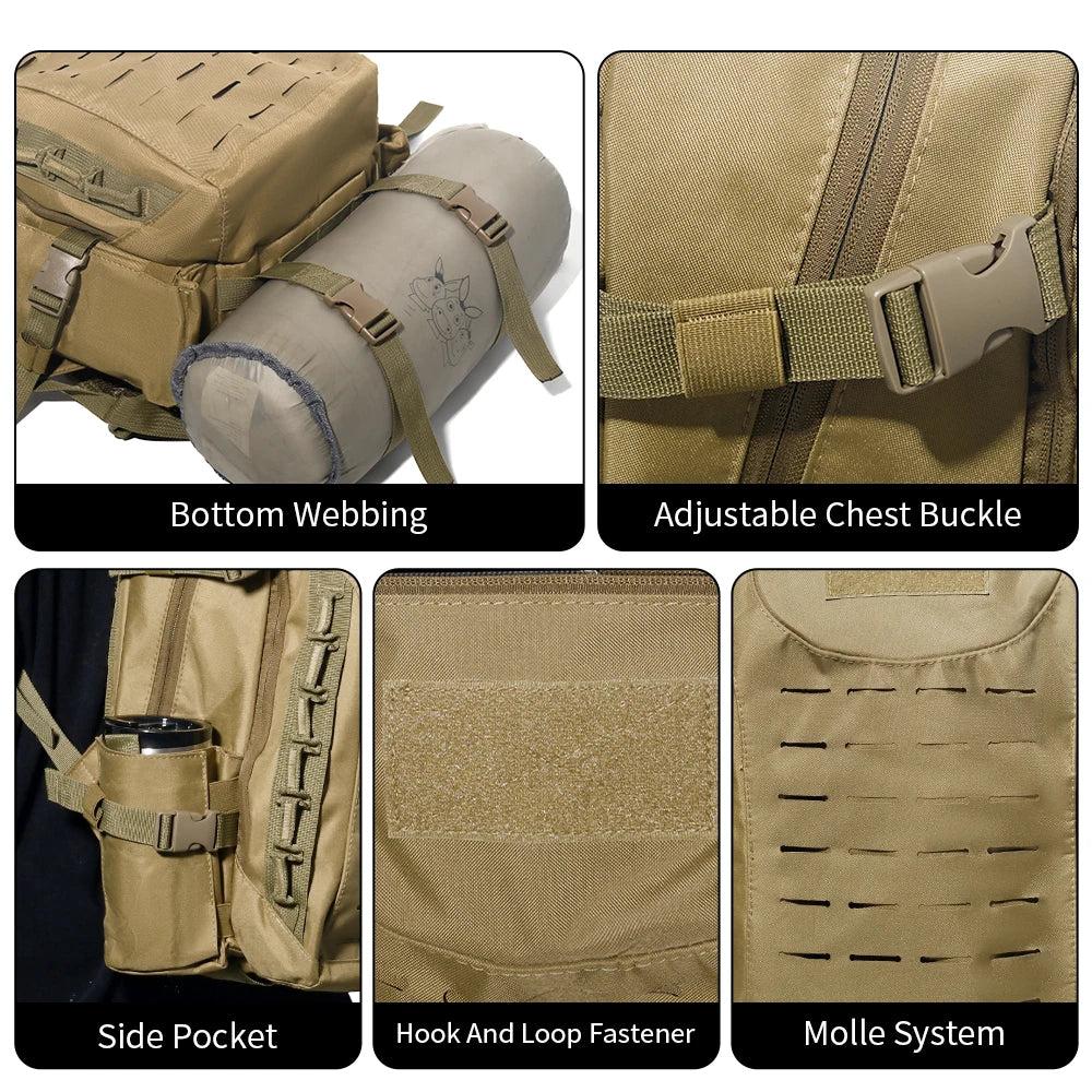 25 L Multi-Pocket Outdoor Backpack