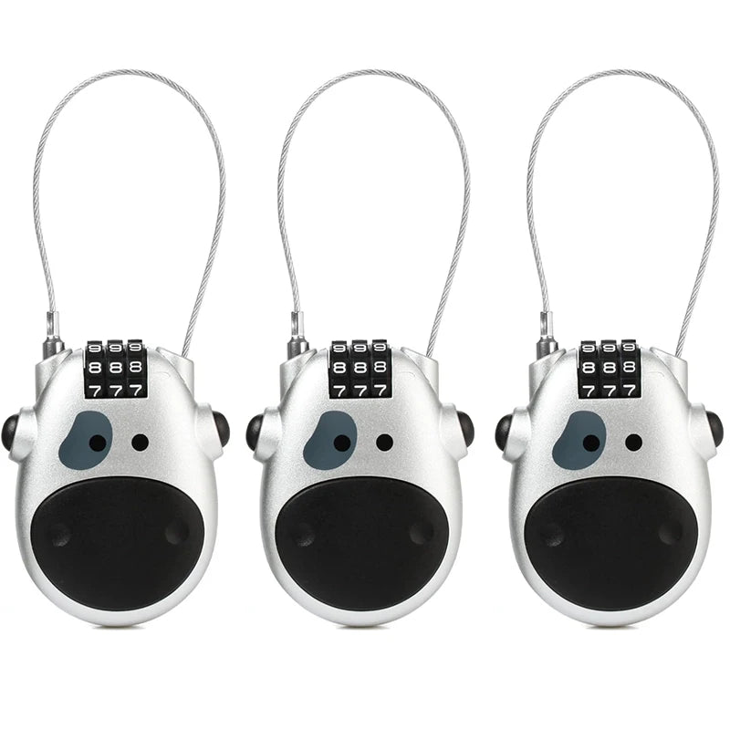 Three-Digit Combination Cable Lock