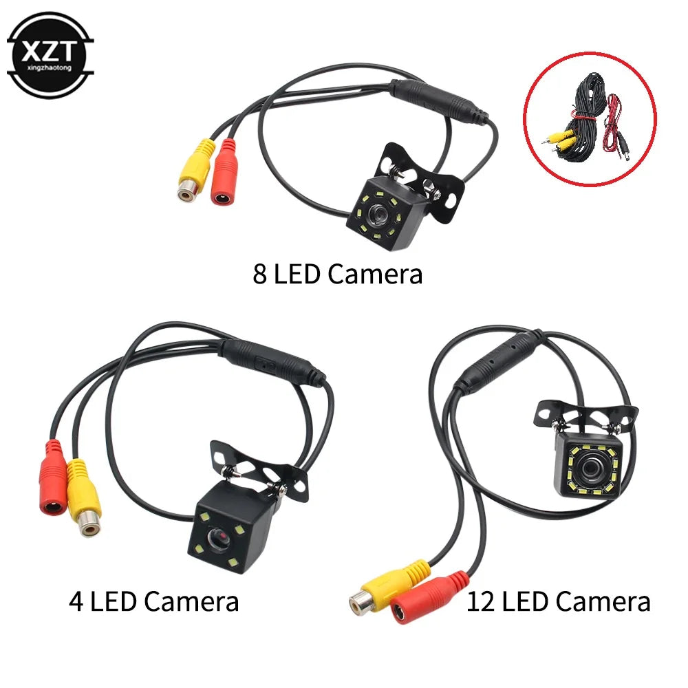 Wide Angle HD Car Rearview Camera with 12 LED Night Vision