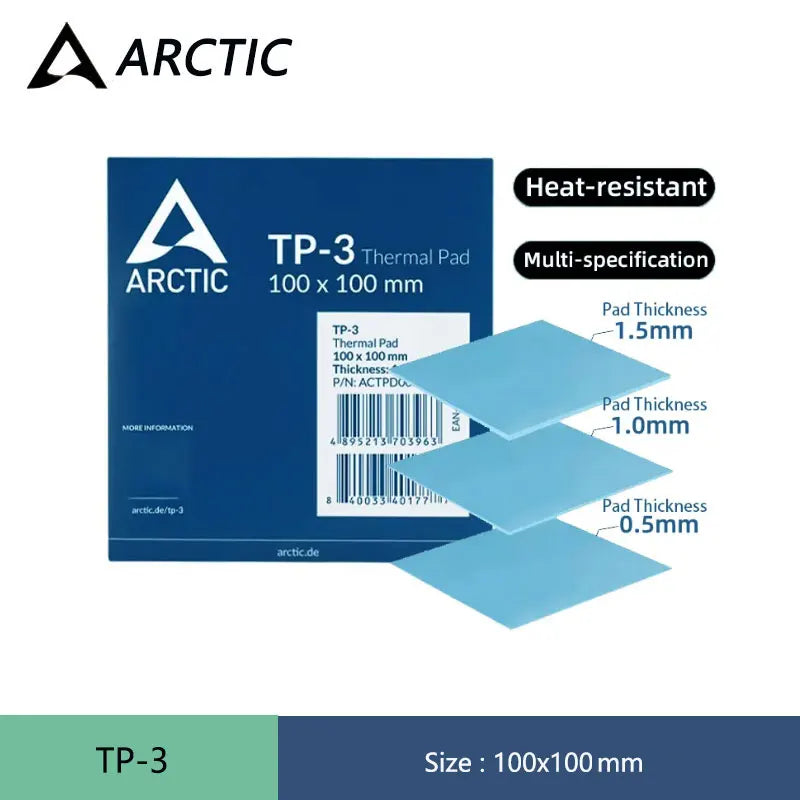 TP-3 Thermal Pad Sheet, 100 x 100 mm