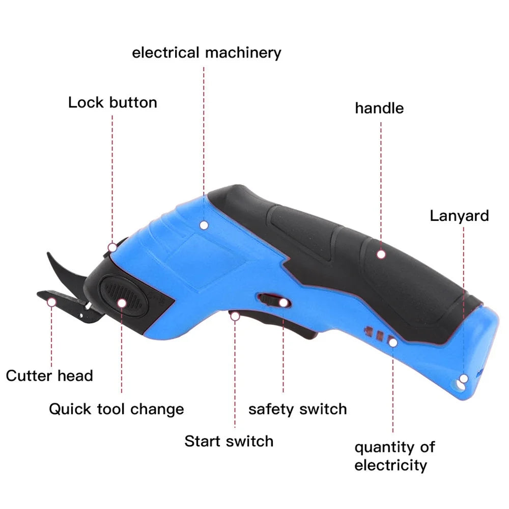 3.6V Rechargeable Electric Fabric Scissors