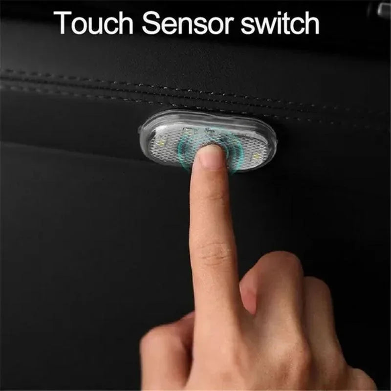 Wireless LED Car Interior Lights USB Rechargeable Touch Lamp