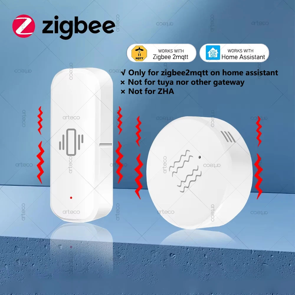 Zigbee2MQTT Vibration and Tilt Sensor