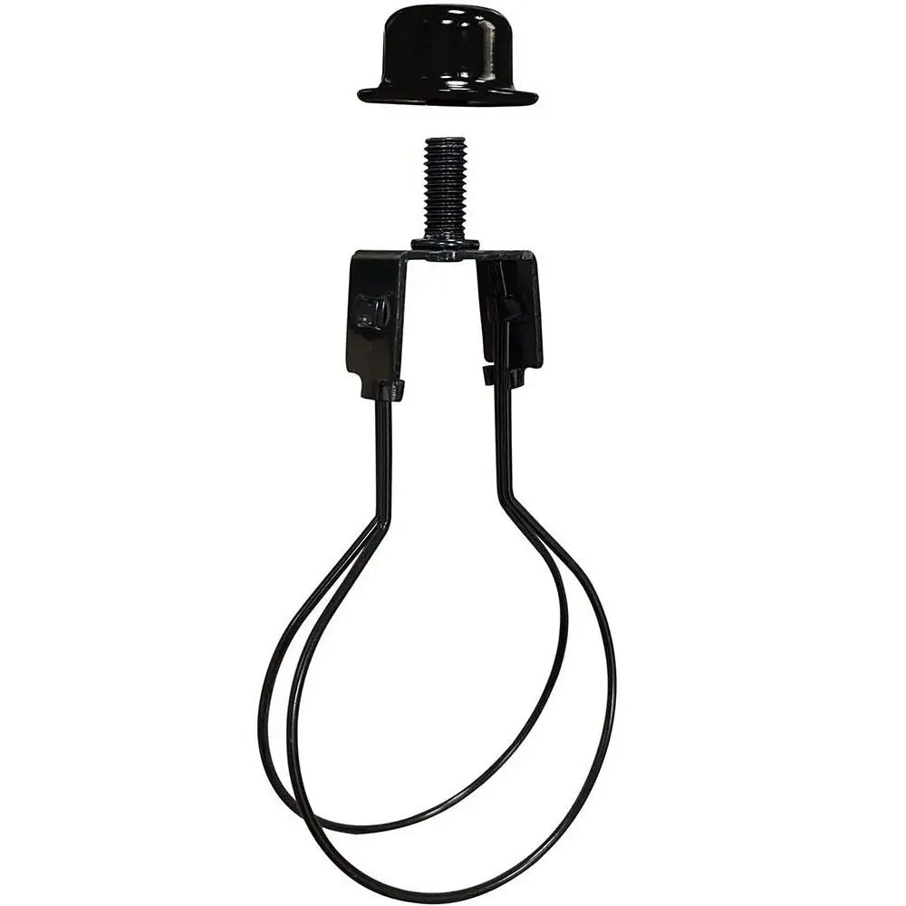 Spirbryl-clip lampeskærm-adapter, udvalgt metalfinish