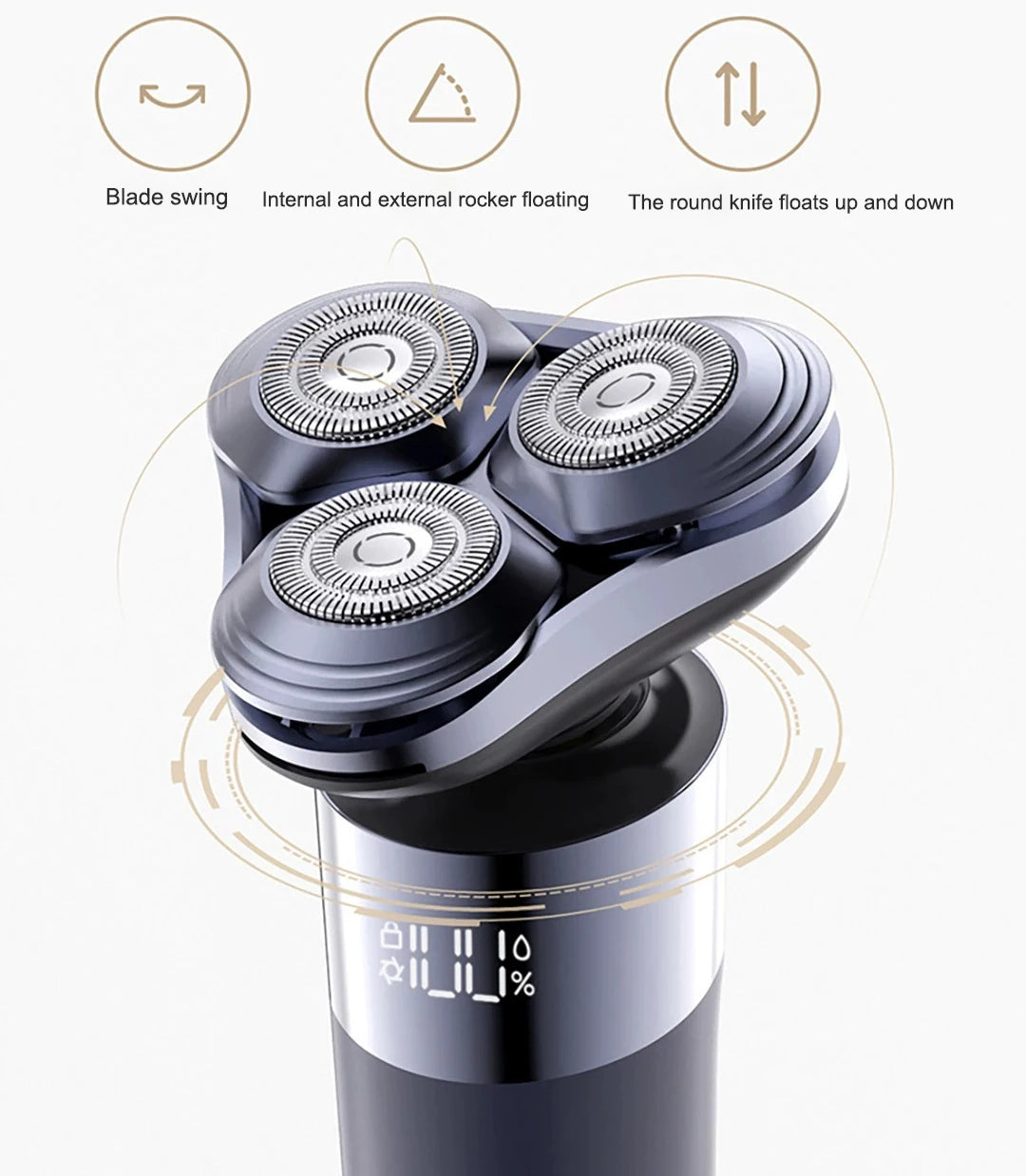 Xiaomi Mijia S302 Electric Shaver for Men 360° Floating Wet Dry