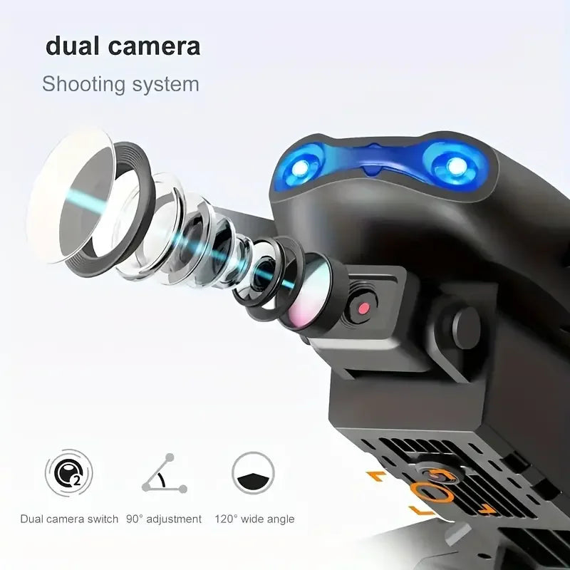 Drone E99 Pro avec caméra HD, contrôle via application et portée de 50 m