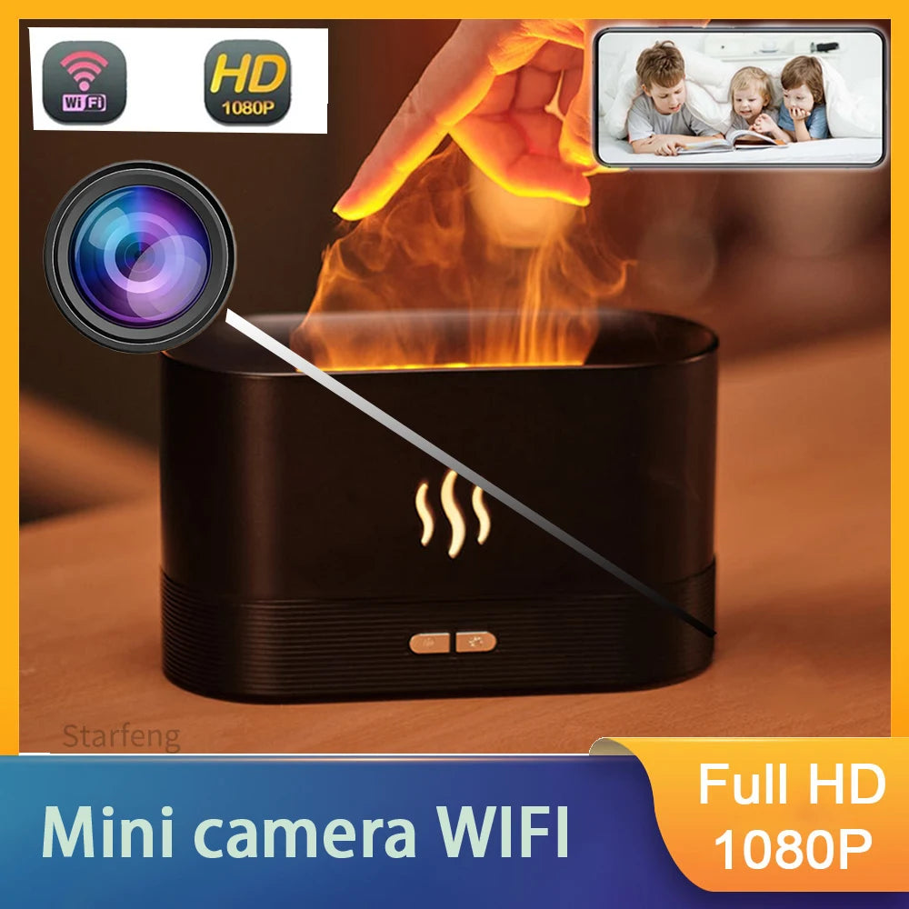 Mini Camera HD Wifi Humidifier spray  Home Security Monitoring Smart tabletop decoration Vision View Alarm DVR Camcorder Recor Spy-shop.com