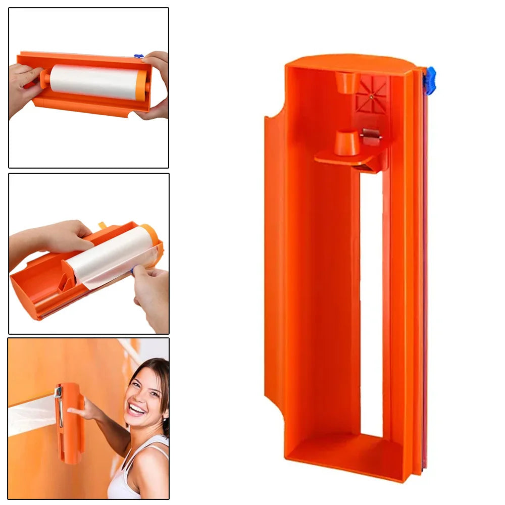 Maskeringsfilm-dispenser og kutter