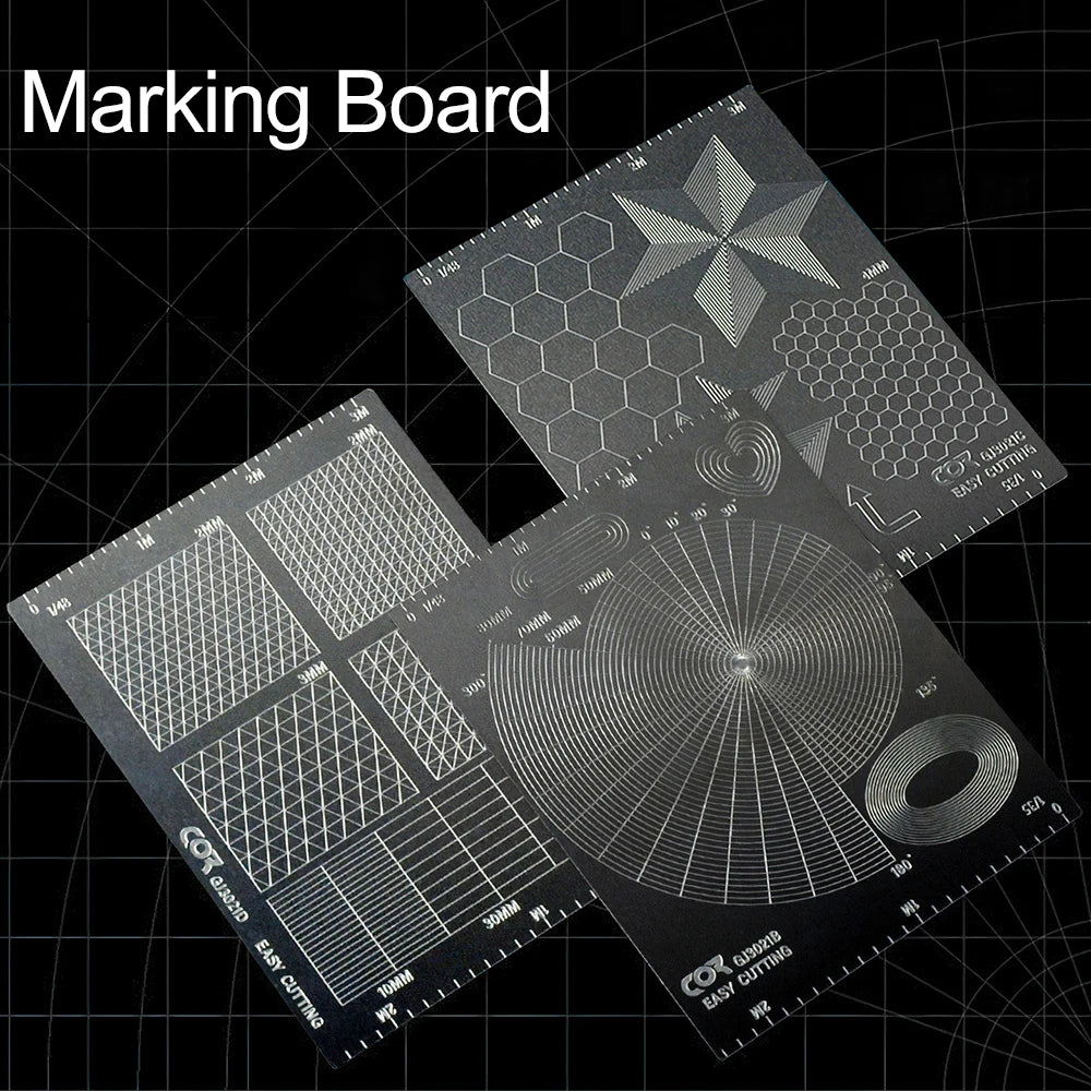 Stainless Steel Model Masking Cutting Template