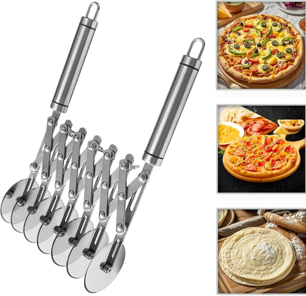 Adjustable Multi-Wheel Pastry Cutter