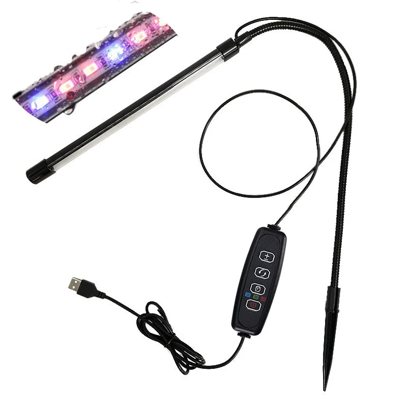 USB Gooseneck Plant Lamp, Timer and Pack Options