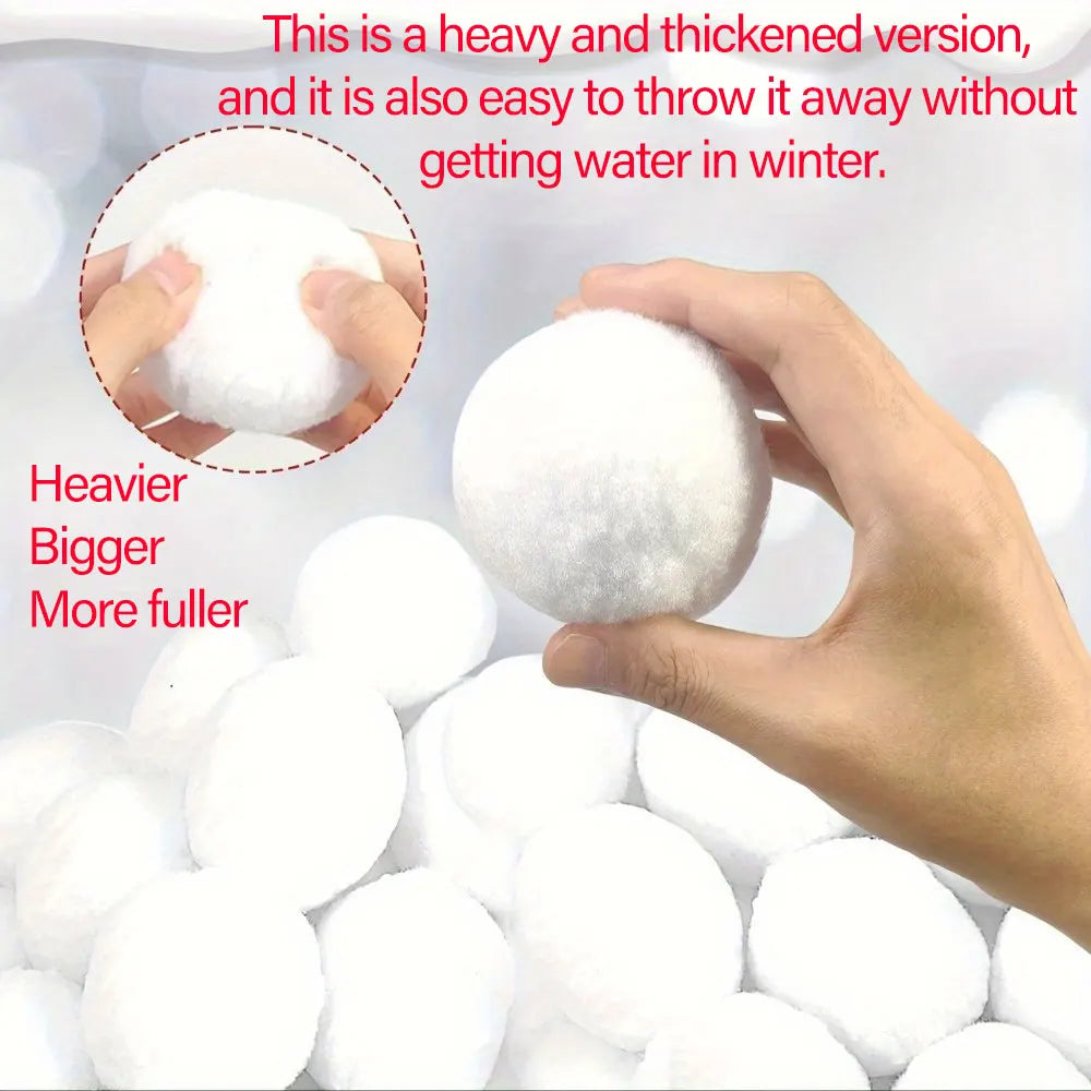 Bols de neige artificielle blancs, paquet de 50 ou 100 pièces