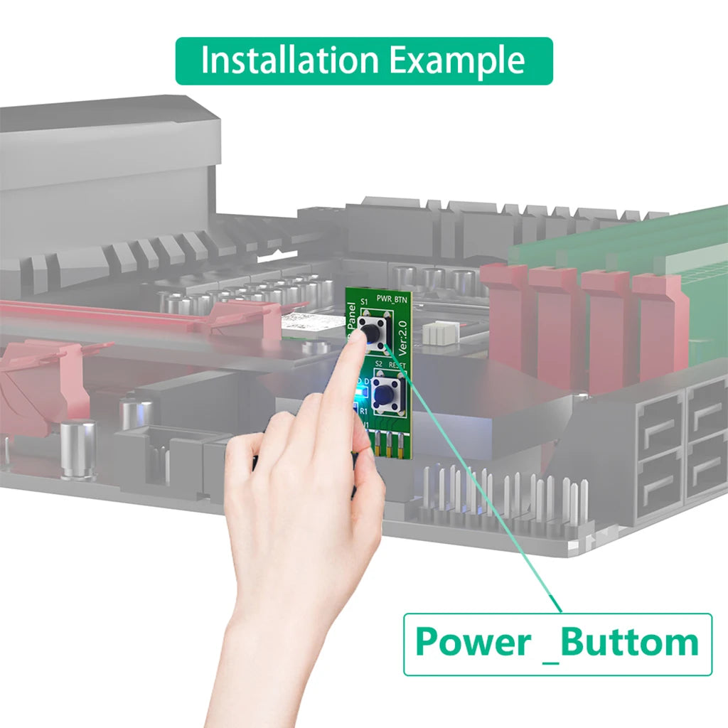 Desktop PC Power and Reset Test Switch Board