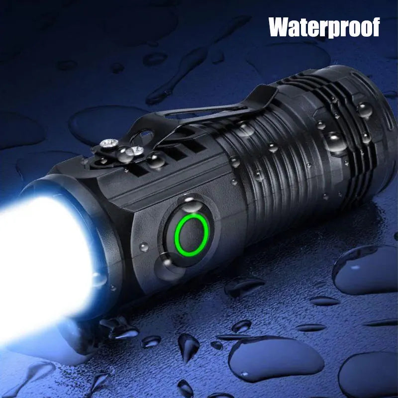 S01 Rechargeable Mini LED Clip Flashlight