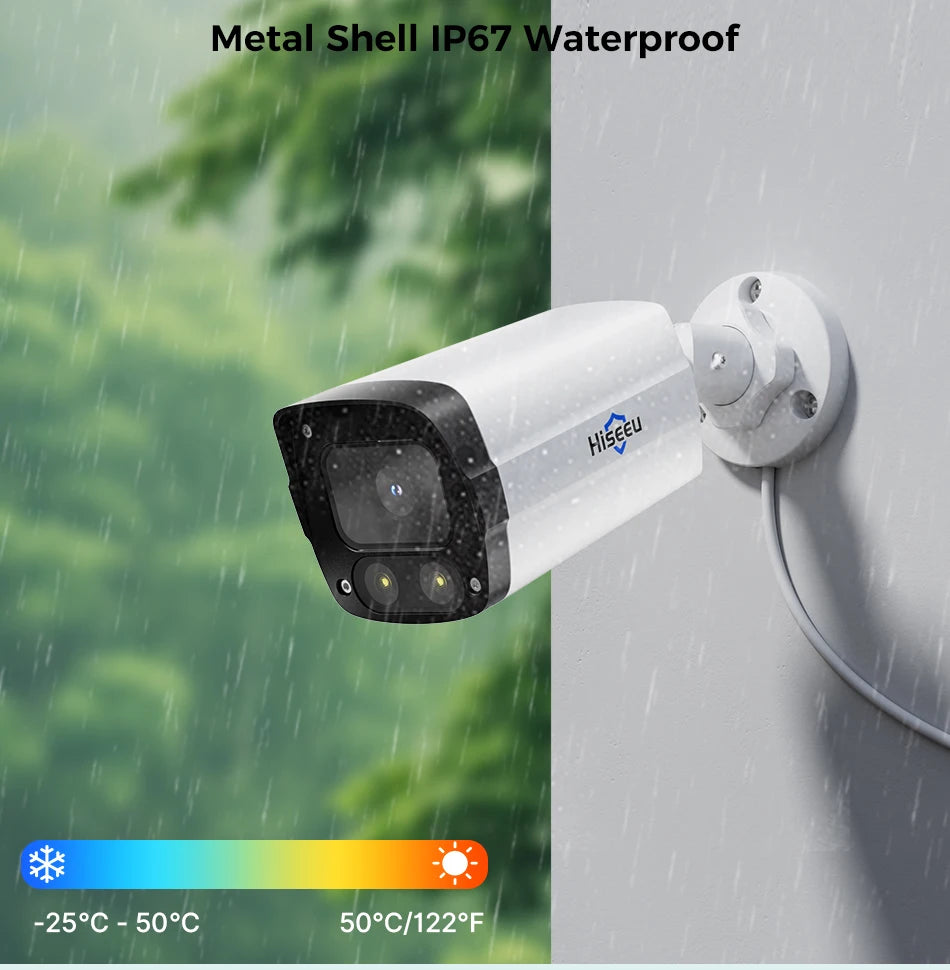 12MP POE IP Security Camera with Vehicle Detection