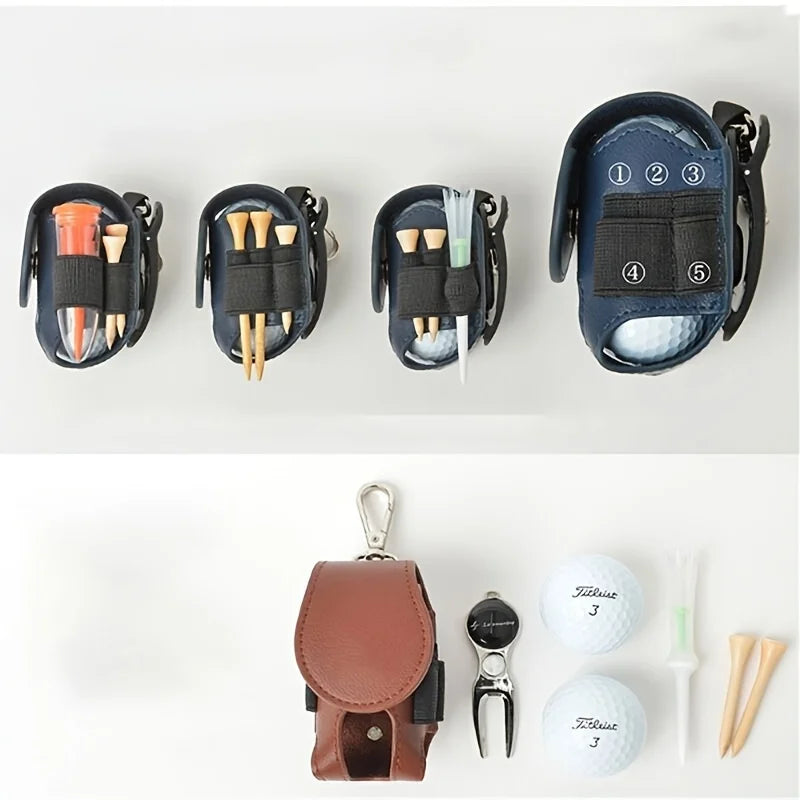 Bolsa de cintura para bolas de golfe com cinto para transporte