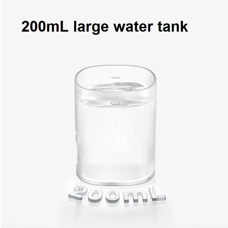 Prijenosni električni oralni irigator 200 ml, Type-C punjenje, 3 načina, 2 mlaznice