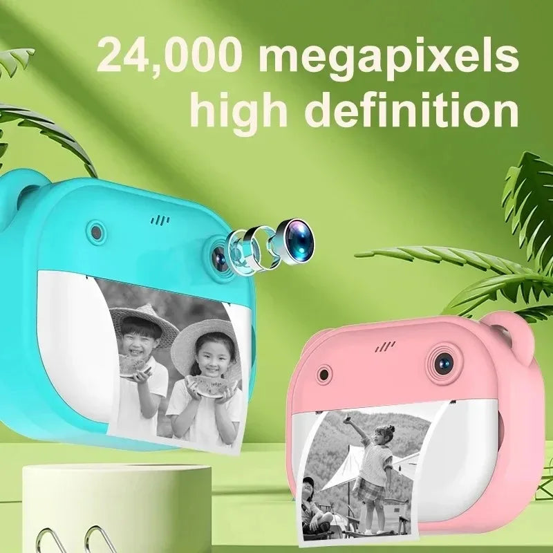 Kids Instant Print Camera with 32G Memory Card