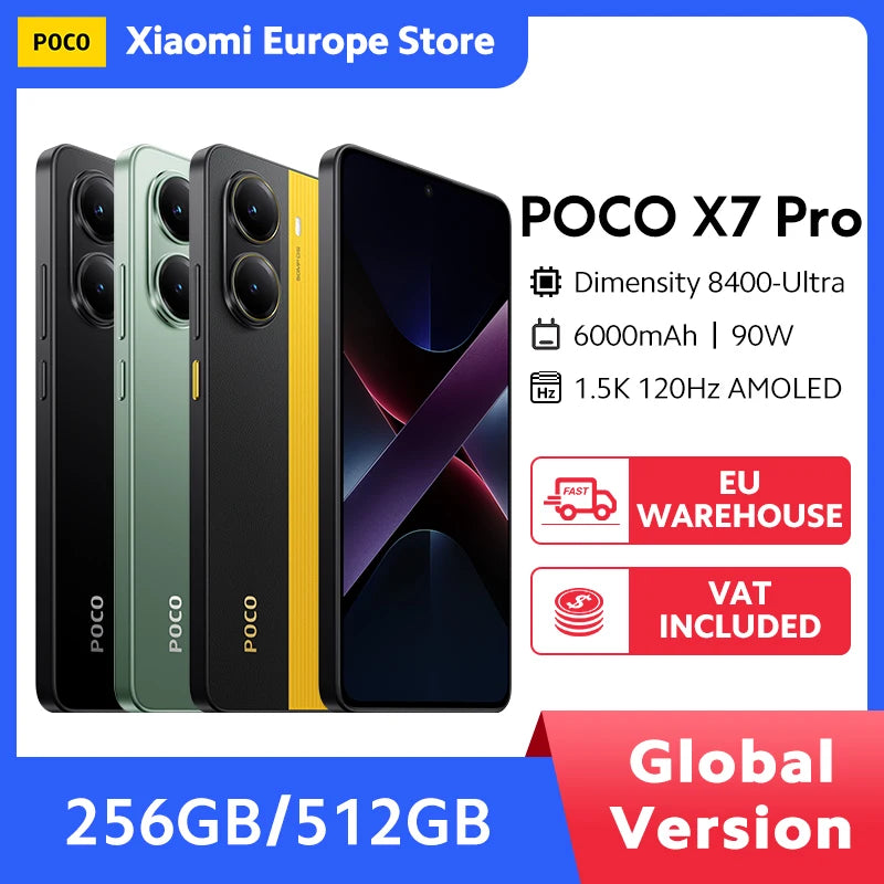 Smartphone POCO X7 Pro Versione Globale