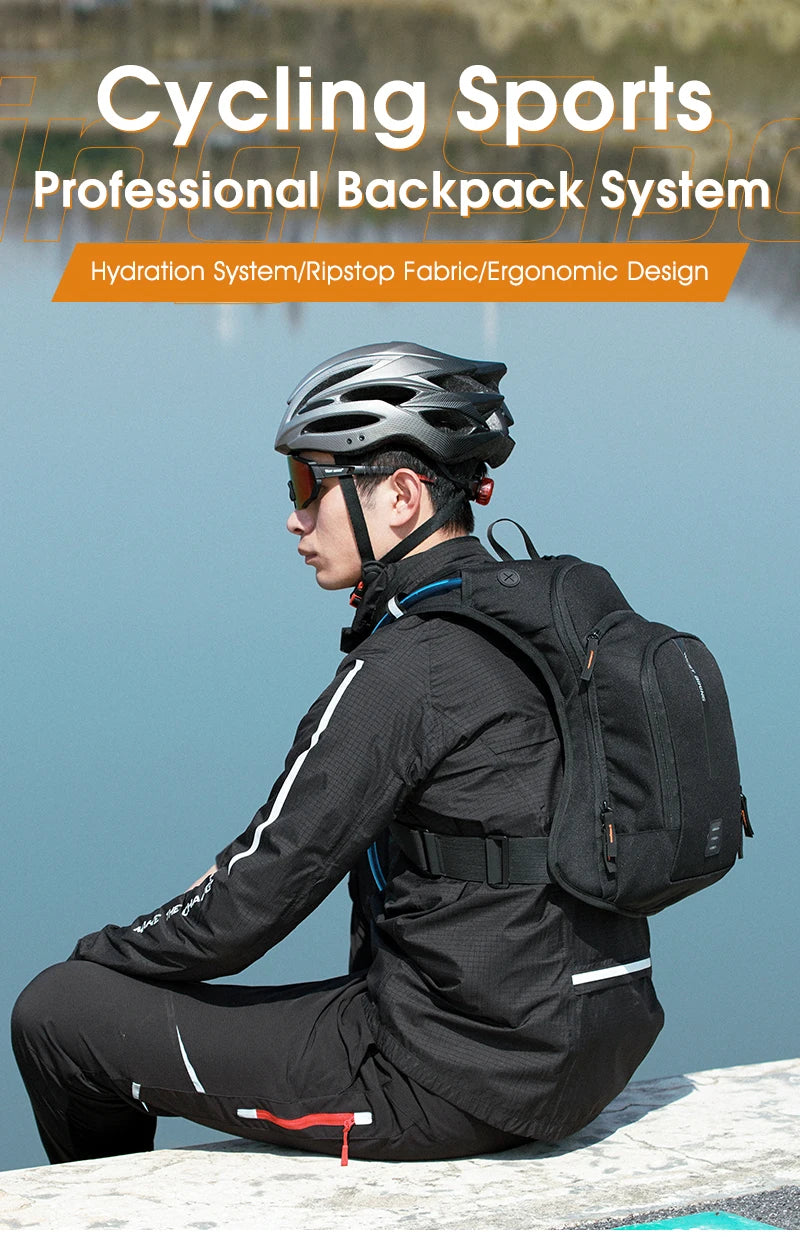 WEST BIKING Hidratacijski ruksak za biciklizam — 10 L