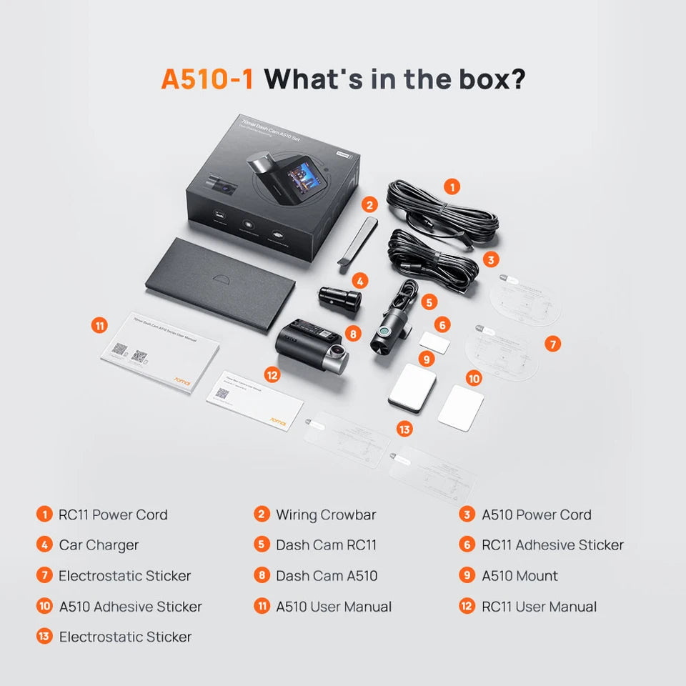 1944P HDR GPS Dash Cam with ADAS and Optional Rear Camera