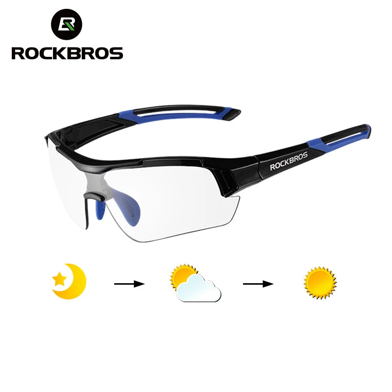 Photochromic Cycling Sunglasses with UV400 Protection