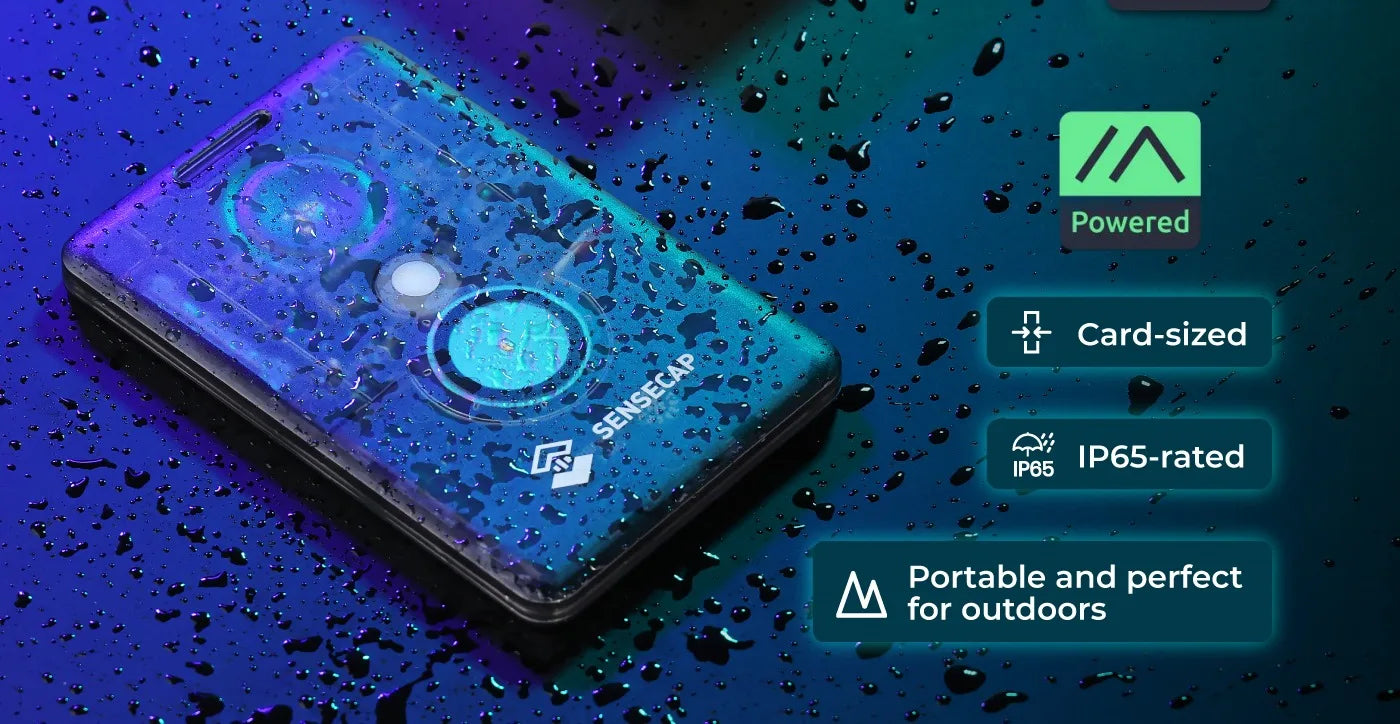 SenseCAP Card Tracker T1000‑E per Meshtastic con GPS e LoRa