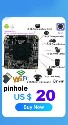 5MP Door Peephole Camera with Motion Detection