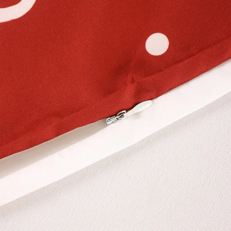 4pcs Christmas Pillow Covers 45x45cm Pillowcases Navidad Xmas Throw Pillow Covers For Home Sofa Couch Christmas Decorations 2025 