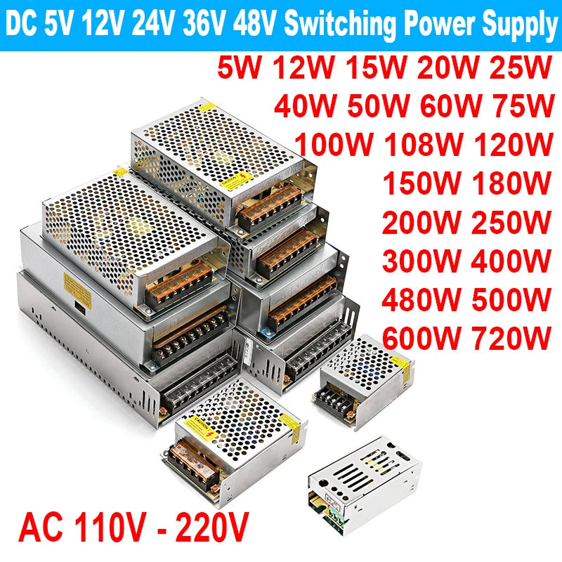 Kovinski stikalni napajalnik DC – več izhodnih napetosti