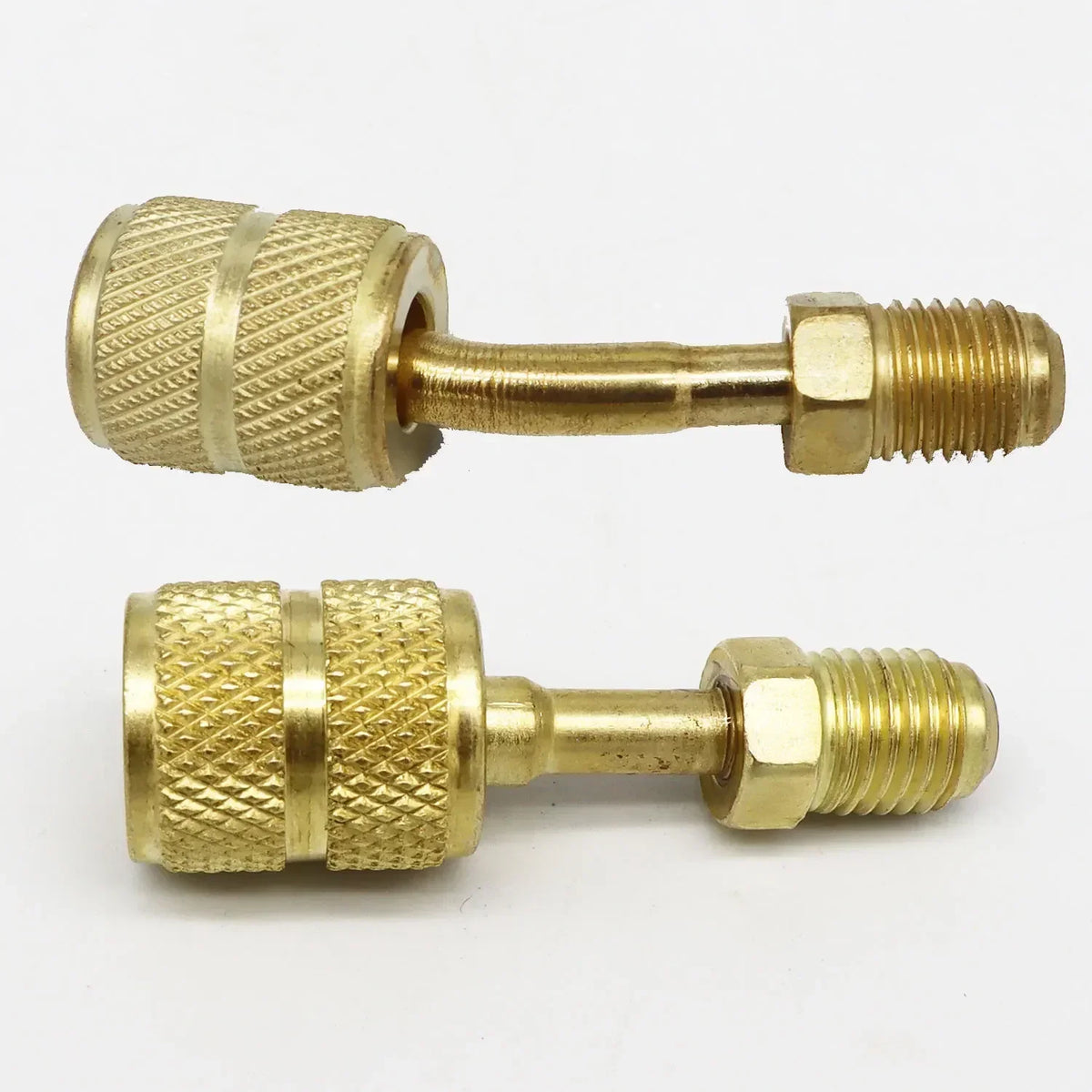2-Pak R410A-adaptere 5/16 SAE Hul til 1/4 SAE Flare