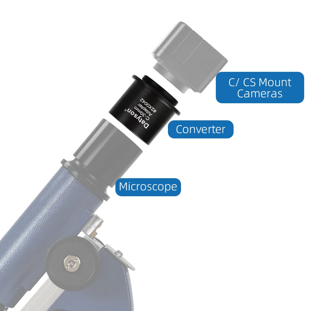 Adaptateur de fixation pour caméra de microscope de 30 mm, 2X0042
