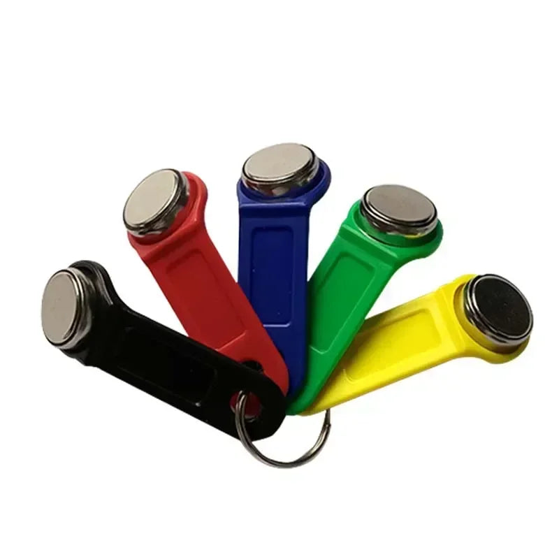 DS1990A-Compatible Touch Memory Key Fobs - Five Pack