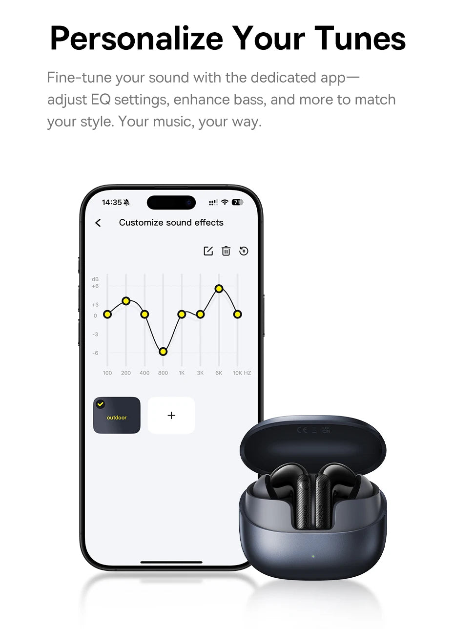 Baseus EP10 Pro ANC draadloze oordopjes met LDAC en 55 uur batterijduur