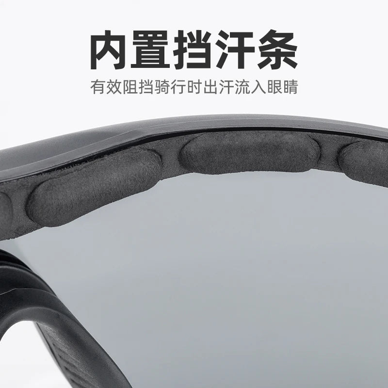 Polarized Cycling & Motorcycle Glasses with 3 Interchangeable Lenses