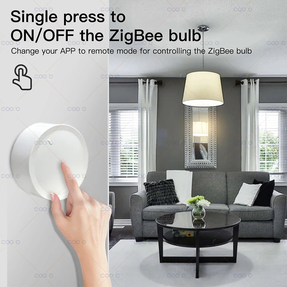 Perilla y Botón de Paleta Inteligente Tuya Zigbee
