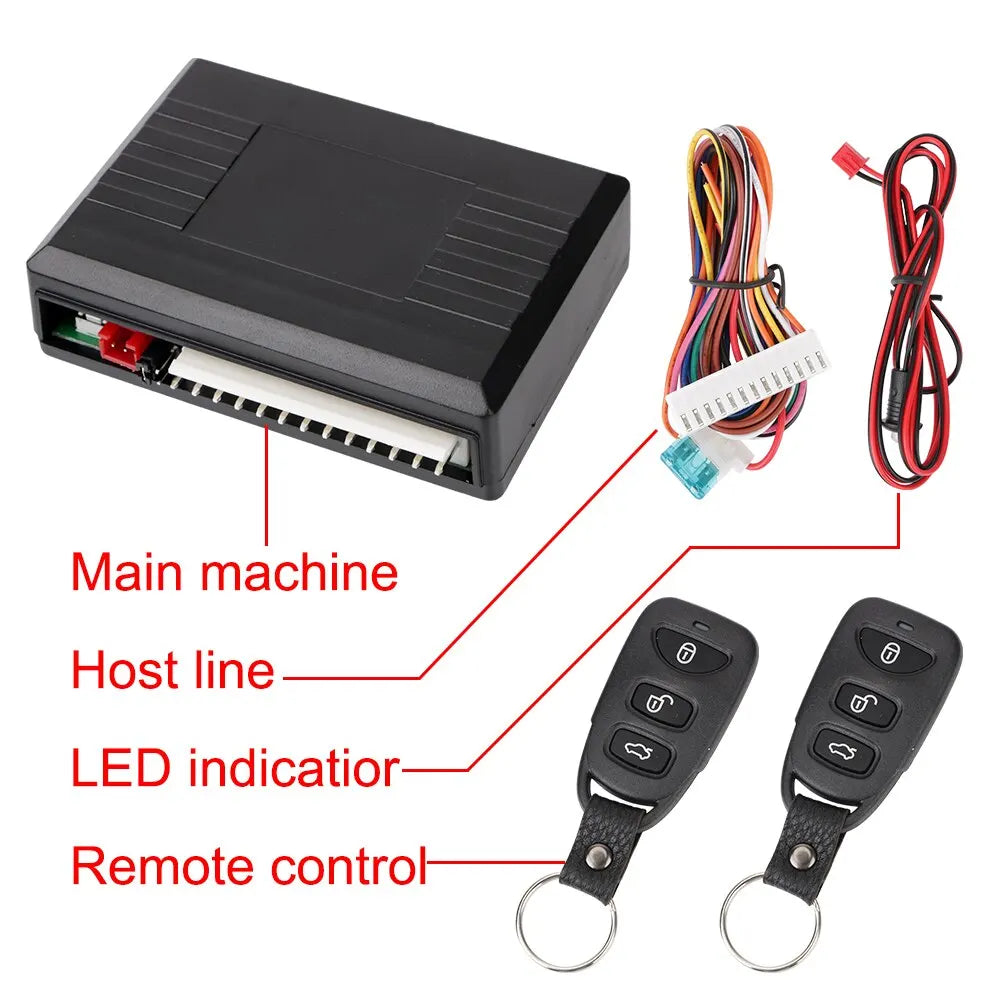Car Remote Central Door Lock Keyless Control Kit Alarm System Remote Control 