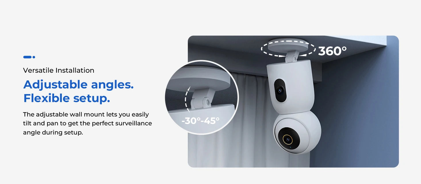 IMILAB C30 Dual 3K Baby Monitor with AI Tracking and Color Night Vision