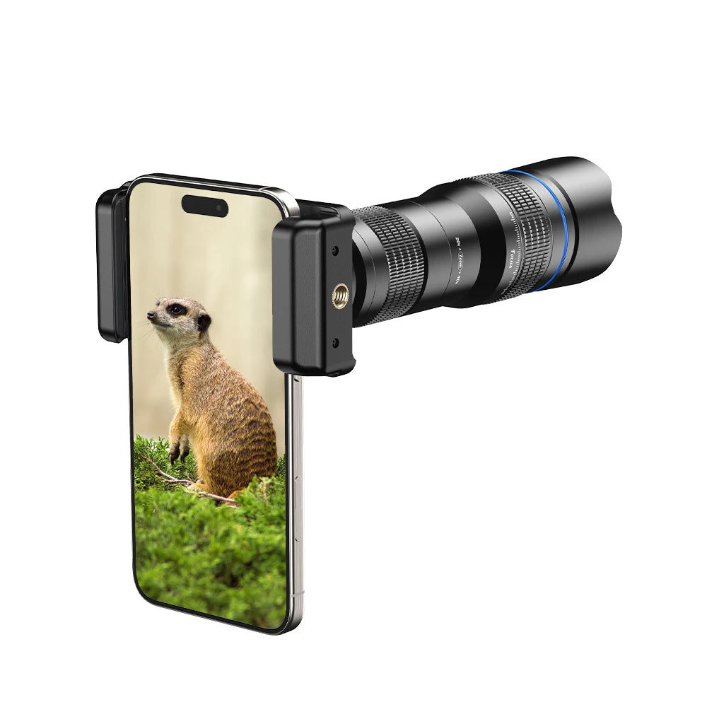 20-40x zoom telelens voor smartphone met statiefset