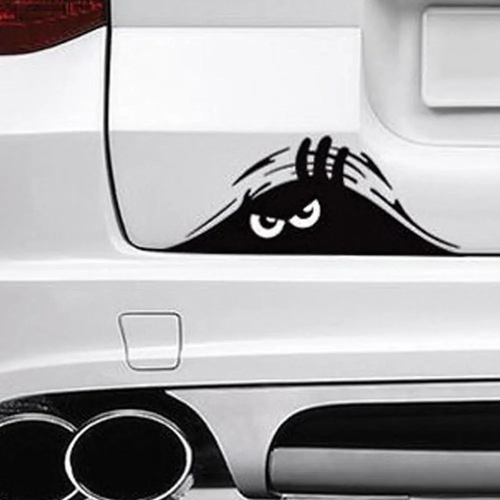 Peeping Door Slit Stickers Body Sticker Scratch Decal Reflective Sticker For Car Auto Headlight Decoration