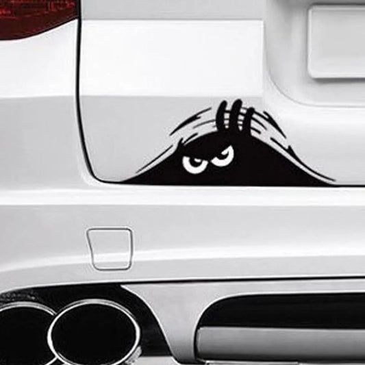 Peeping Door Slit Stickers Body Sticker Scratch Decal Reflective Sticker For Car Auto Headlight Decoration